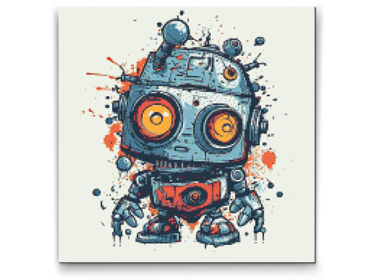 Diamond Paint - Sød robot