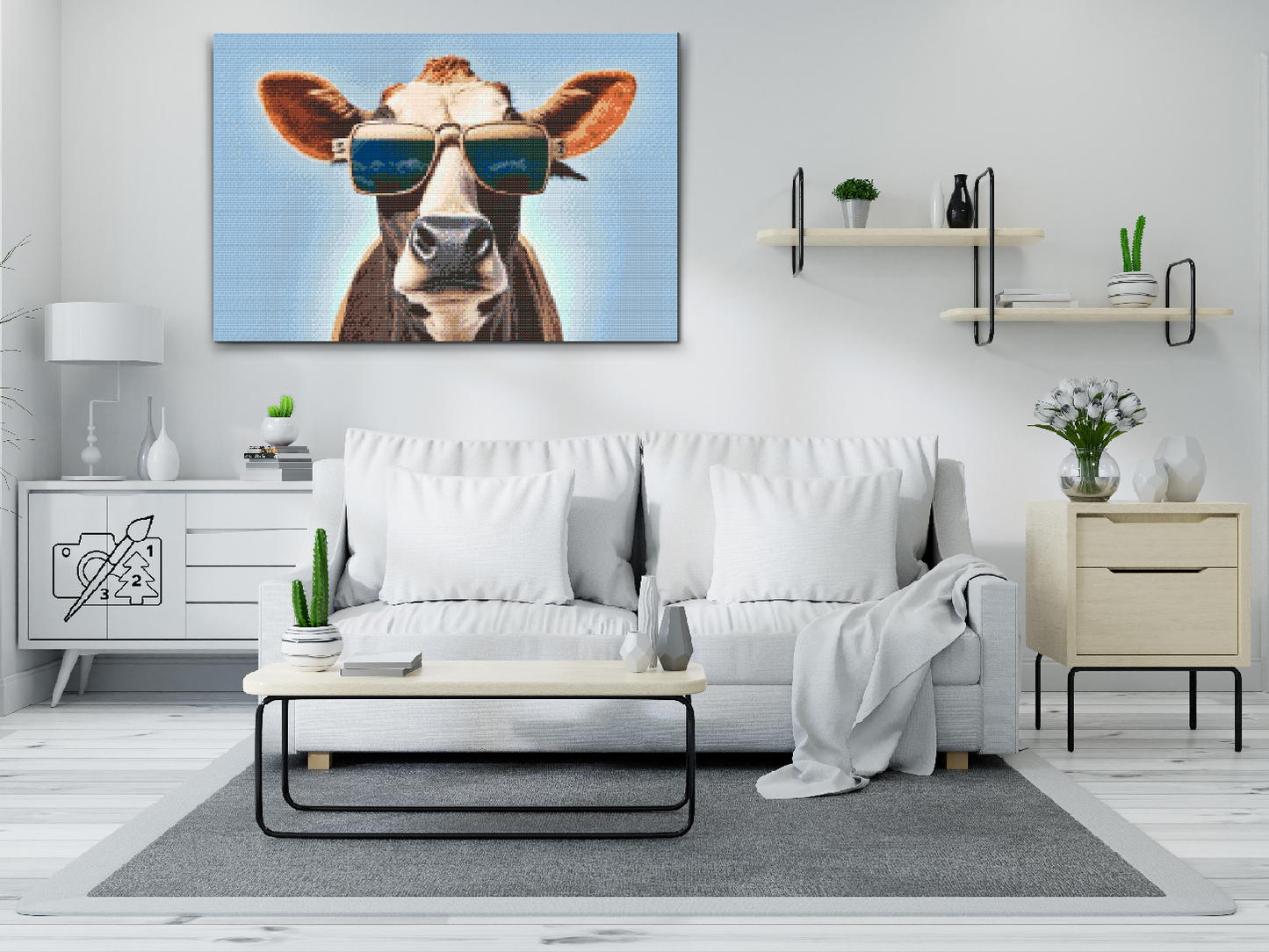 Diamond Paint - Cool Cow