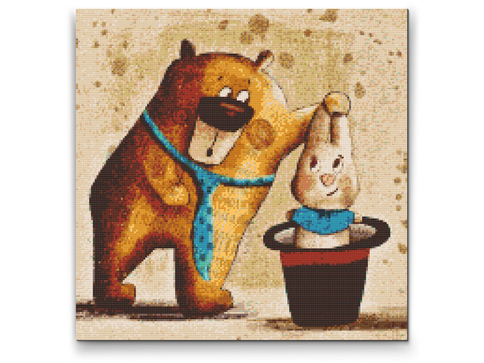 Diamond Paint - At trække en kanin ud af hatten