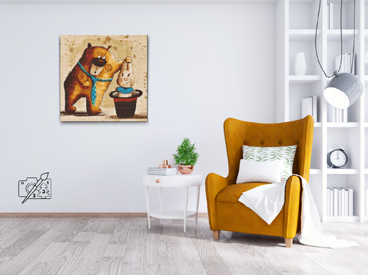 Diamond Paint - At trække en kanin ud af hatten