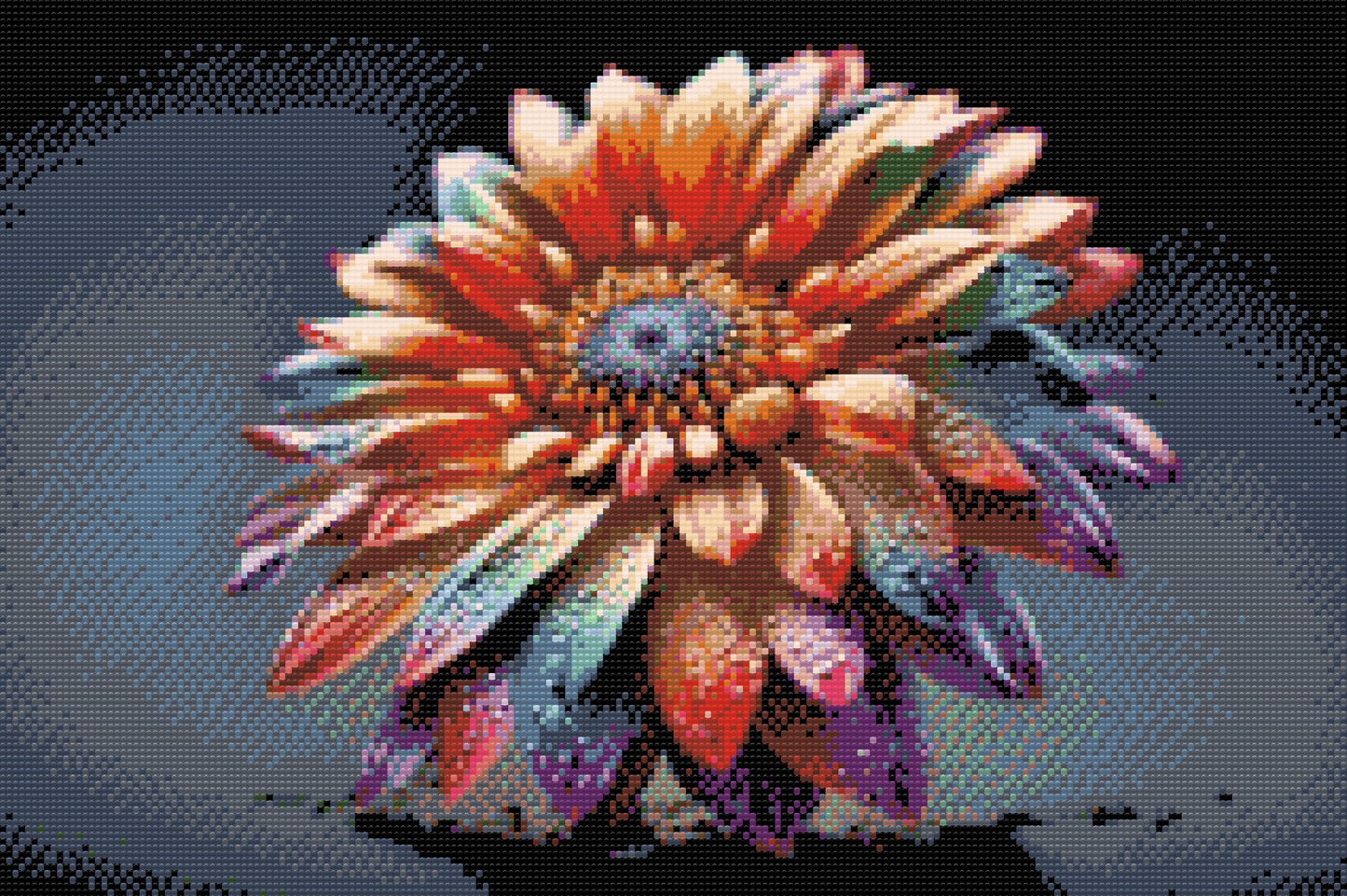 Diamond Paint - Regnbueblomst