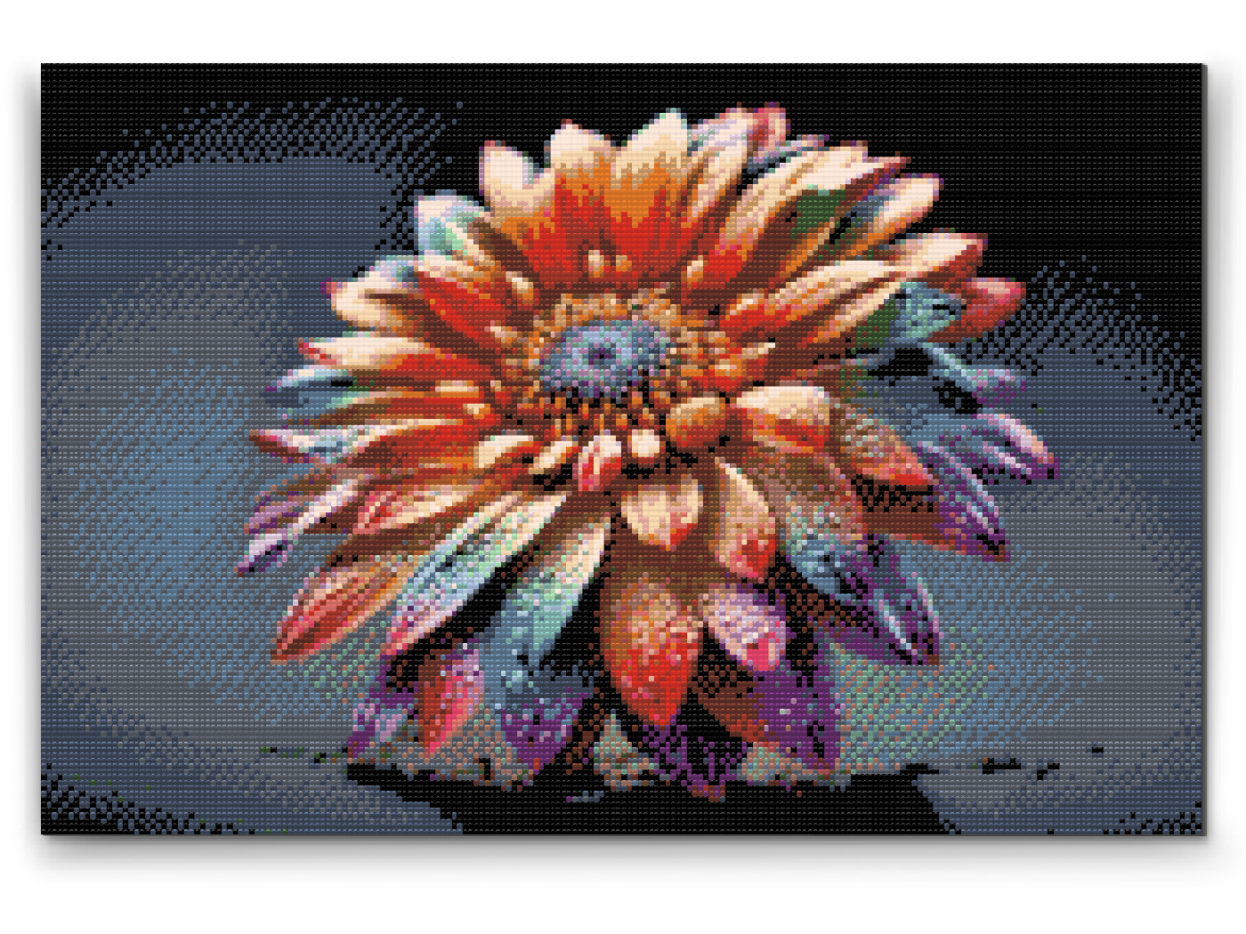 Diamond Paint - Regnbueblomst