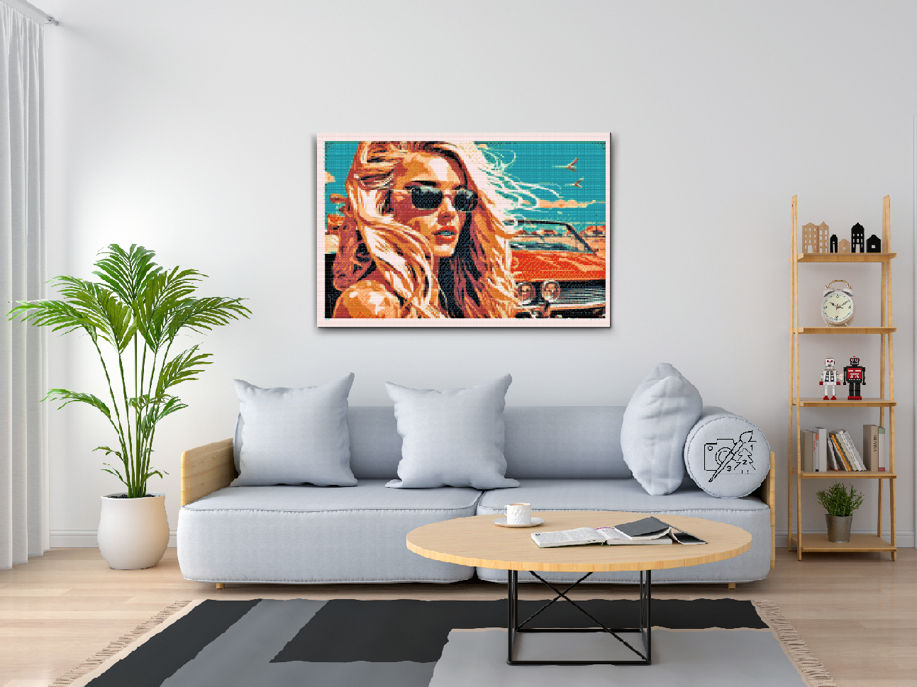 Diamond Paint - Sensuel blondine