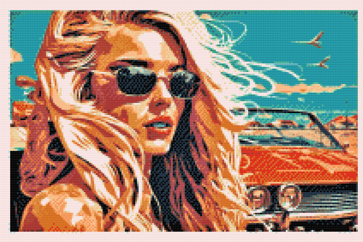 Diamond Paint - Sensuel blondine