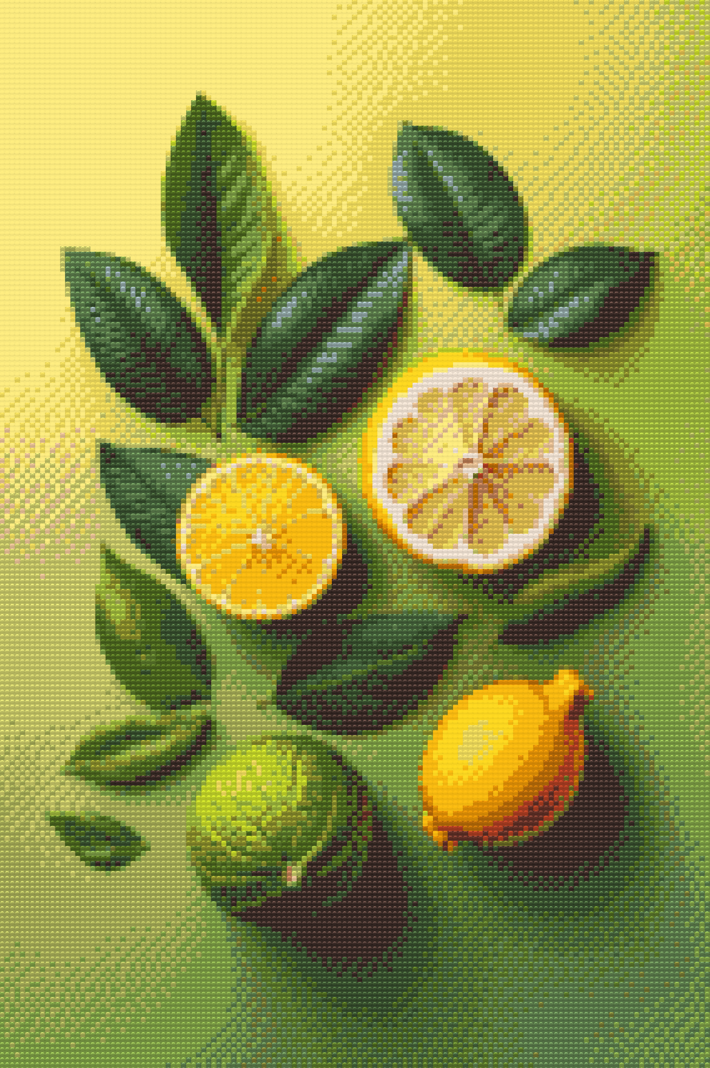 Diamond Paint - Citrusagtig baggrund