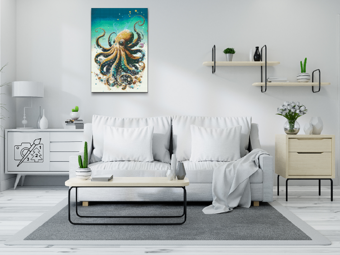 Diamond Paint - Octopus 2
