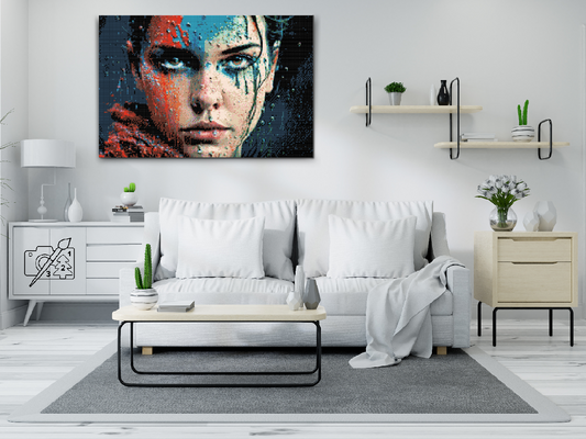 Diamond Paint - Malet kvinde