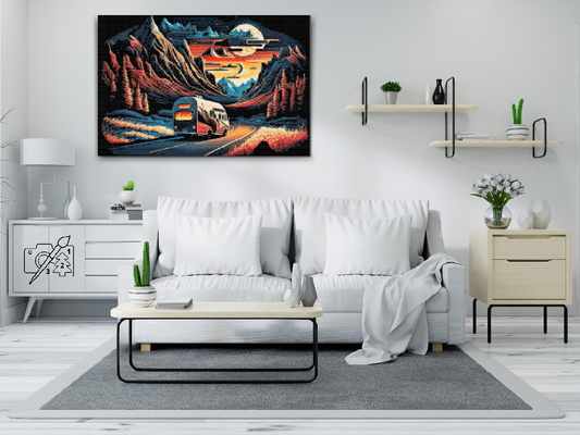 Diamond Paint - Tur til bjergene