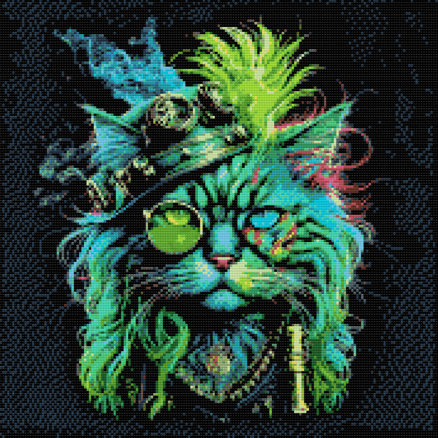 Diamond Paint - Punk Cat