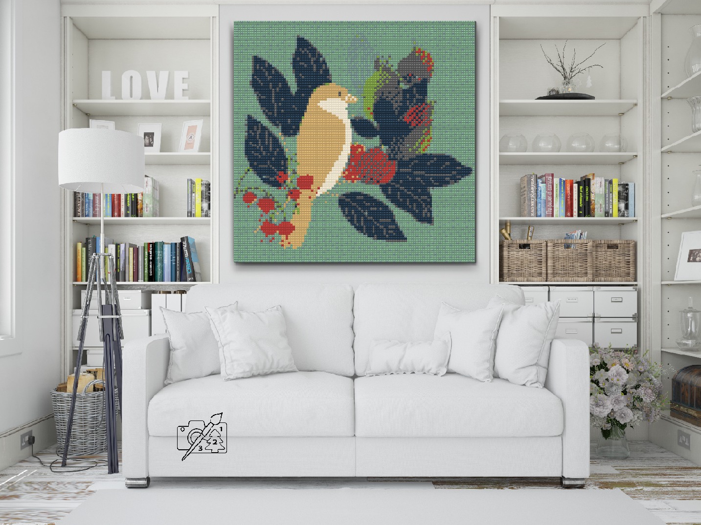 Diamond Paint - Boho-fuglen