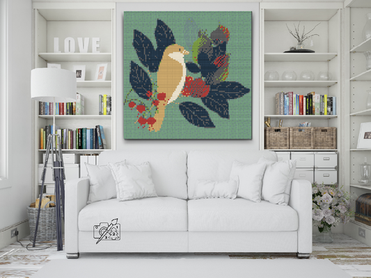 Diamond Paint - Boho-fuglen