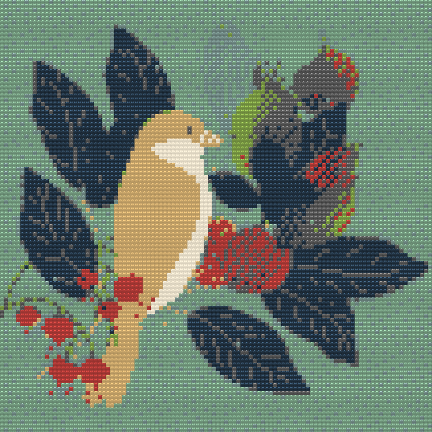 Diamond Paint - Boho-fuglen