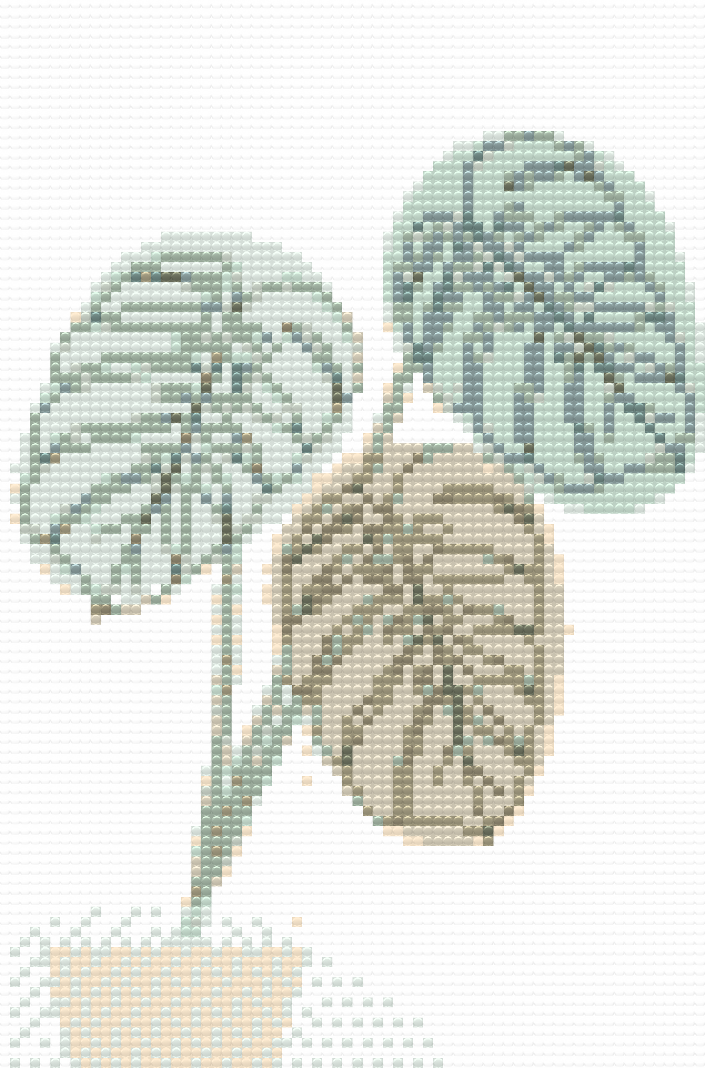 Diamond Paint - Boho Monstera 2