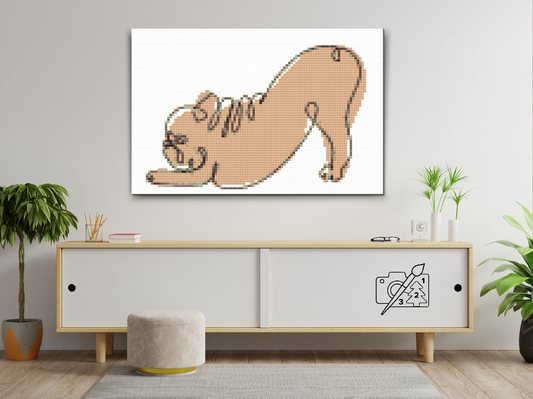 Diamond Paint - Yoga Bulldog