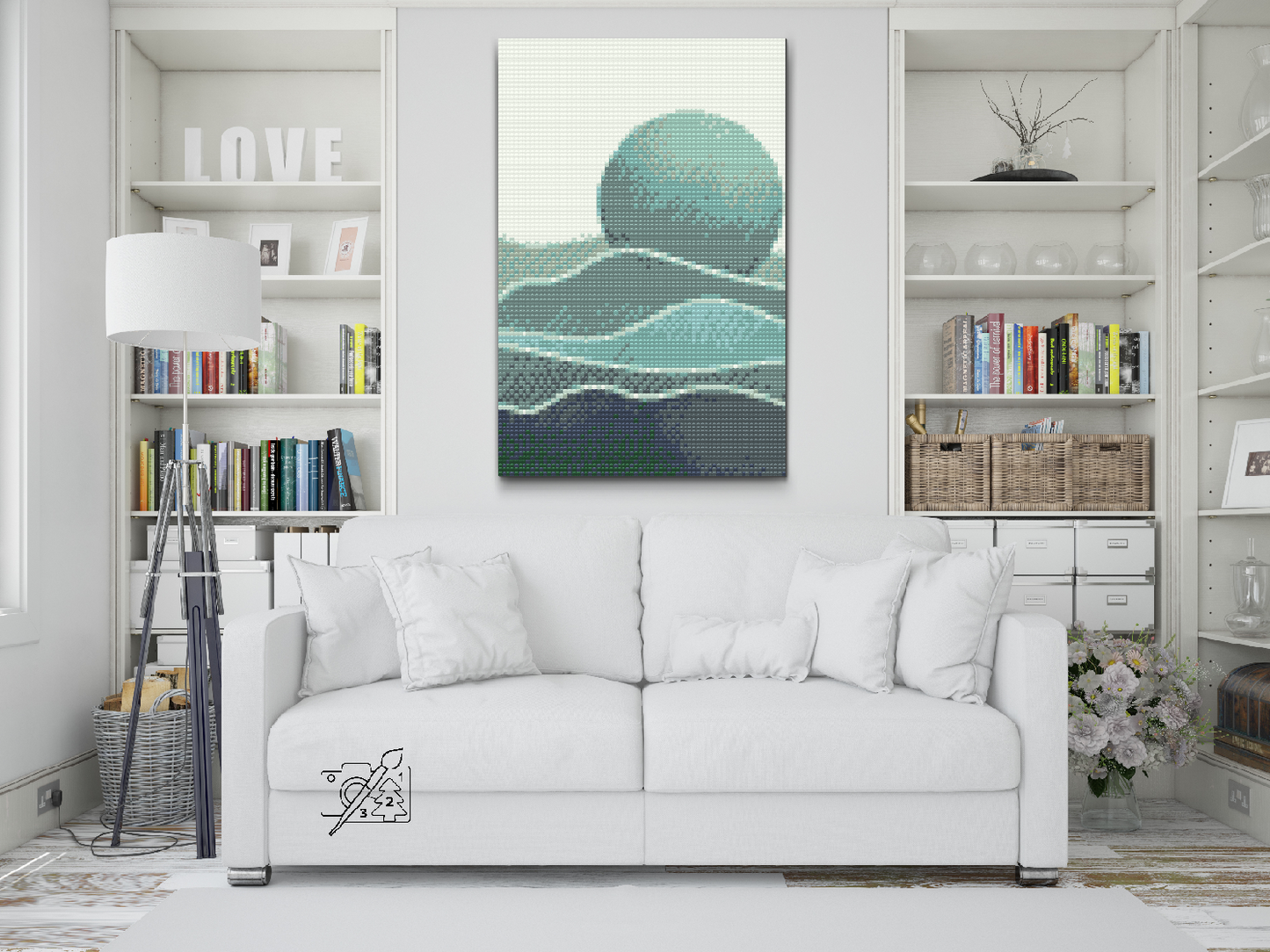 Diamond Paint - Boho Blue Moon