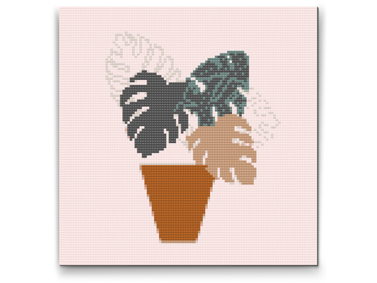 Diamond Paint - Boho Monstera
