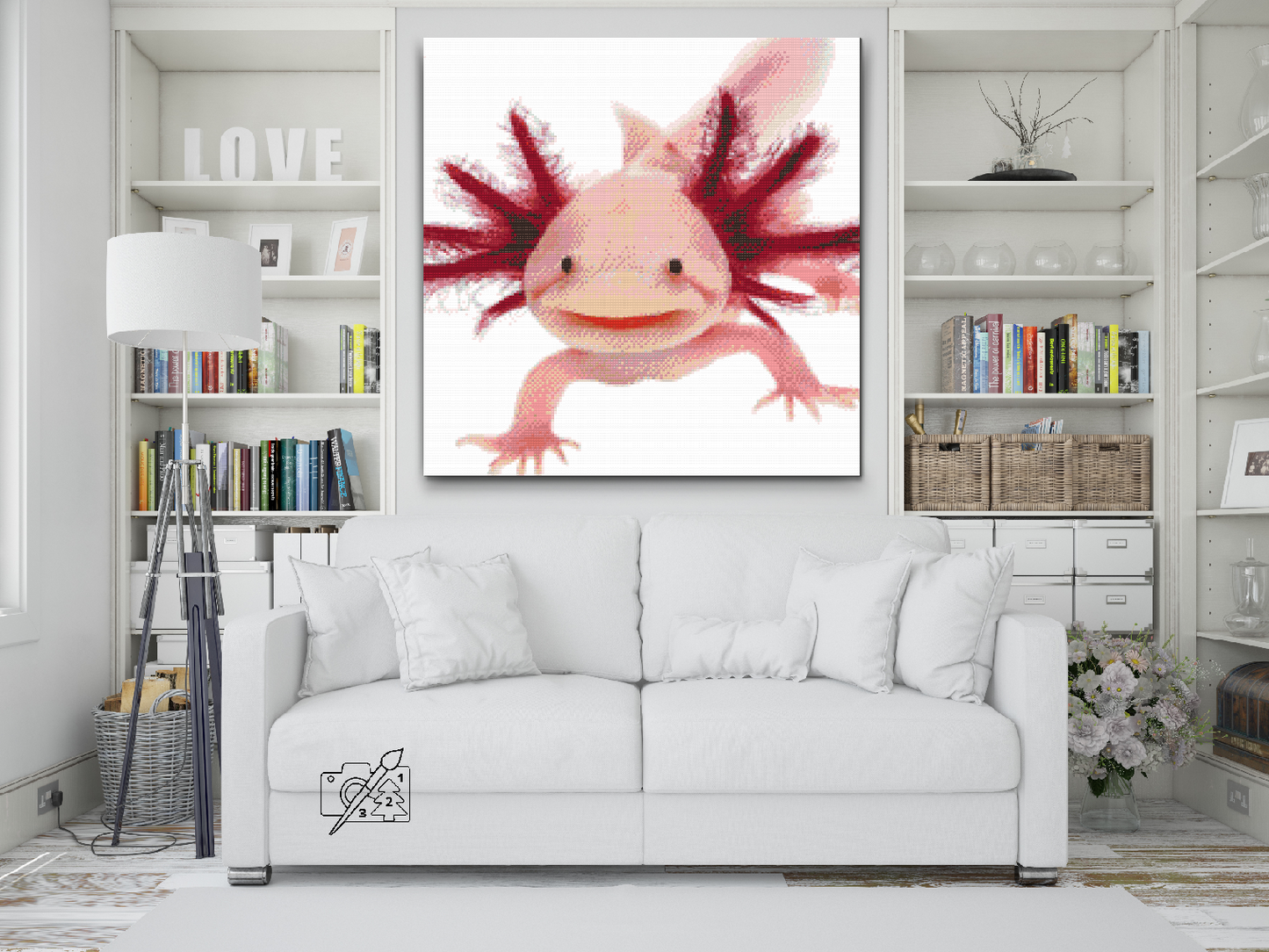 Diamond Paint - Axolotl 3