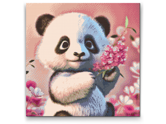 Diamond Paint - En sød panda