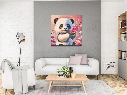 Diamond Paint - En sød panda