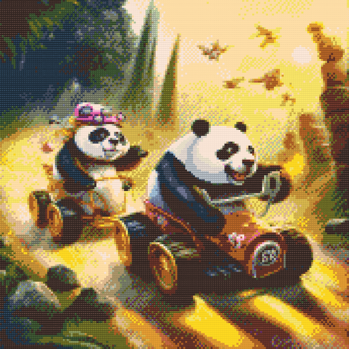 Diamond Paint - Panda Race
