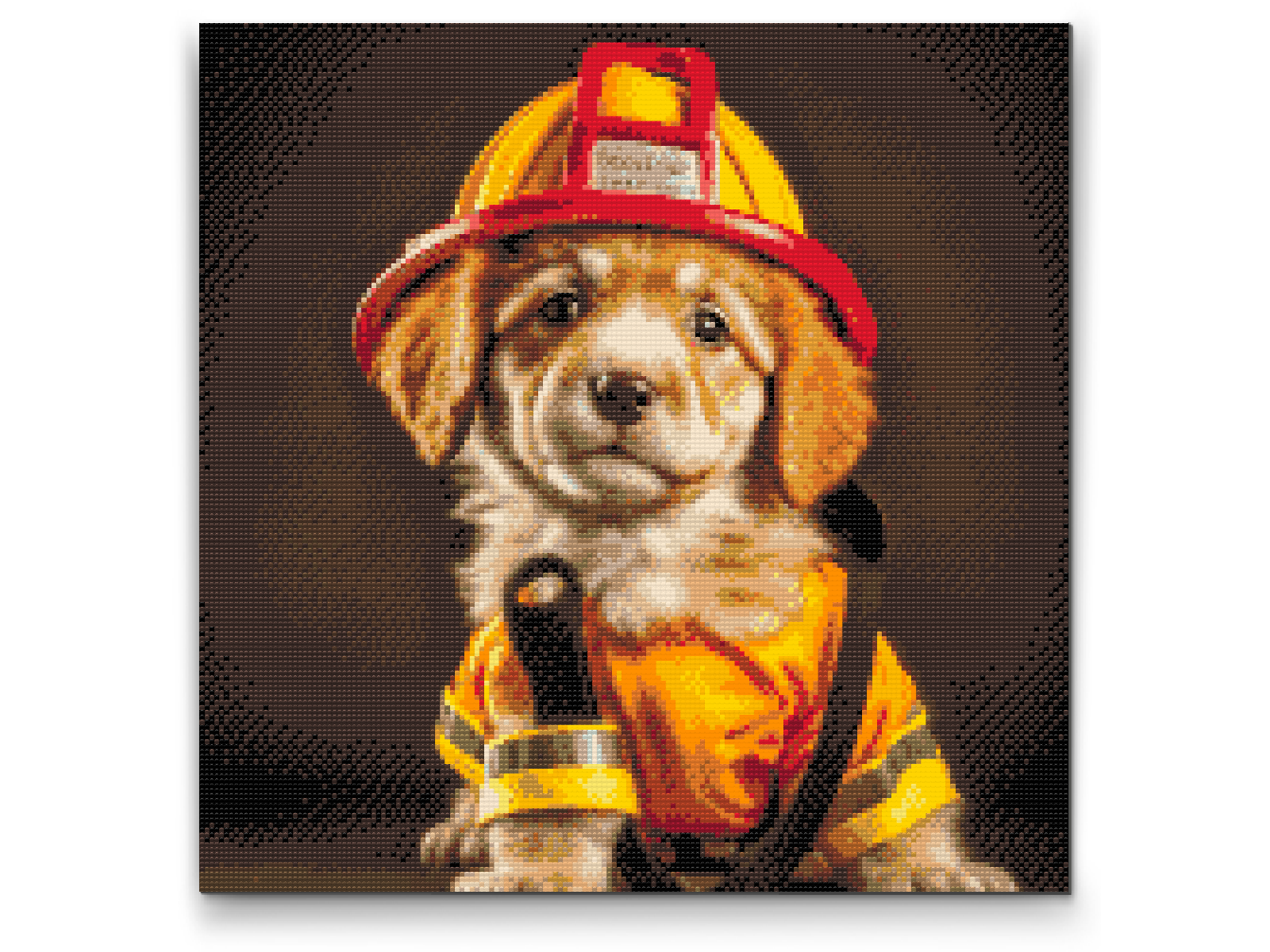 Diamond Paint - Brandmandens hund