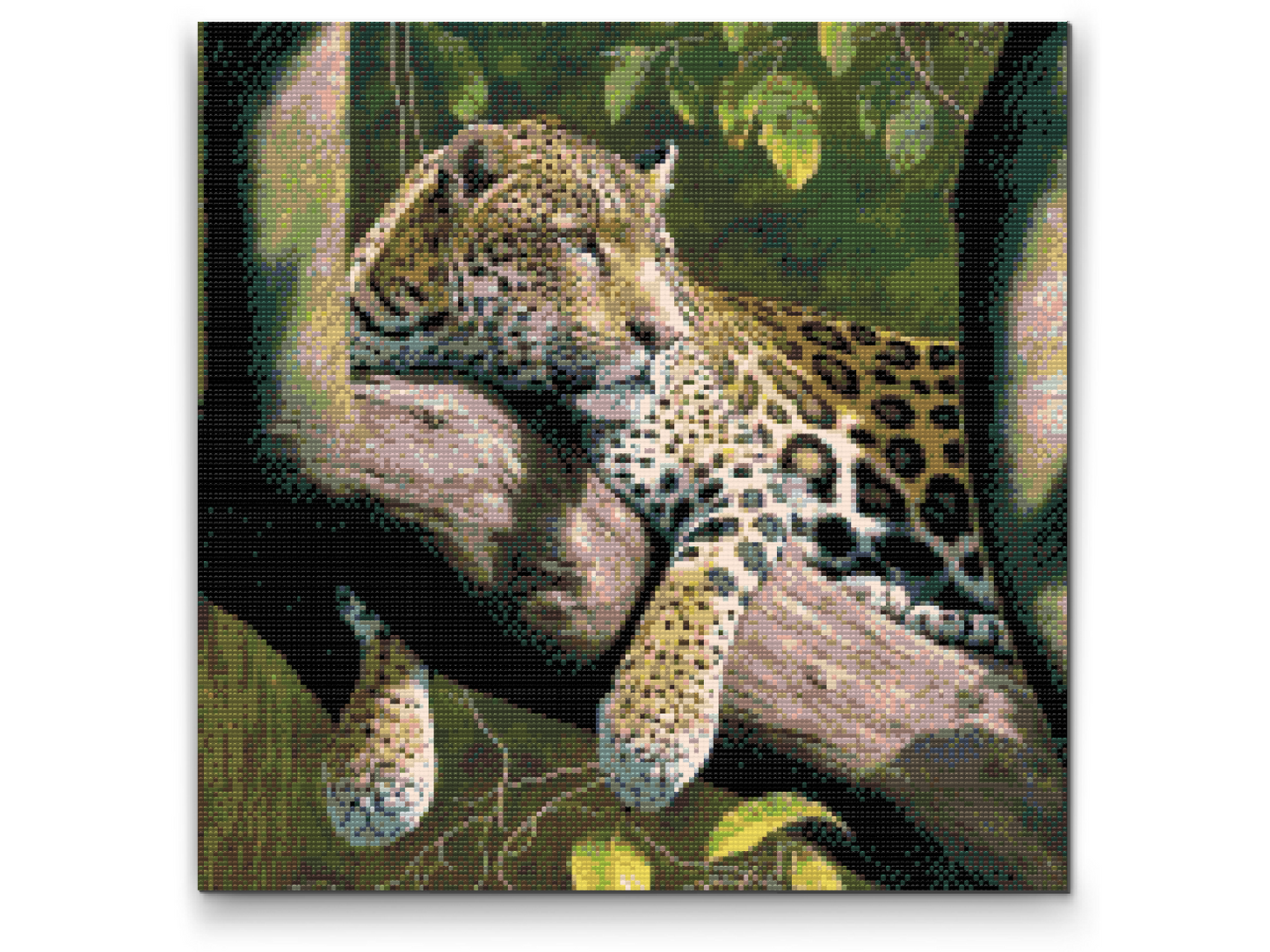 Diamond Paint - Plettet Leopard