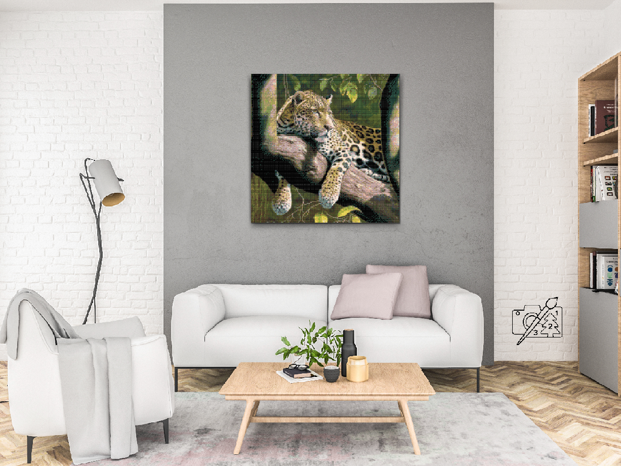 Diamond Paint - Plettet Leopard