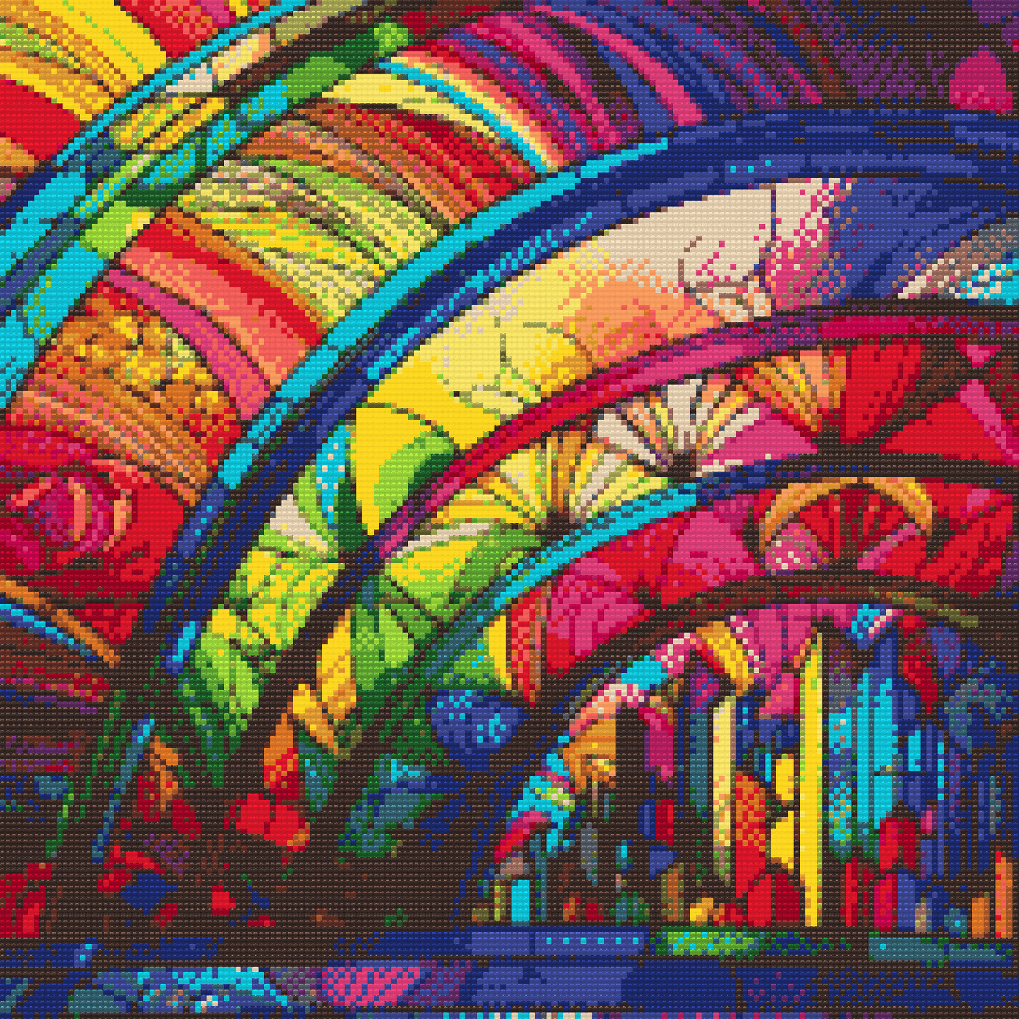 Diamond Paint - Glasmosaikvinduer