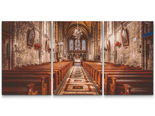Diamond Paint - Katedral (sæt af 3)