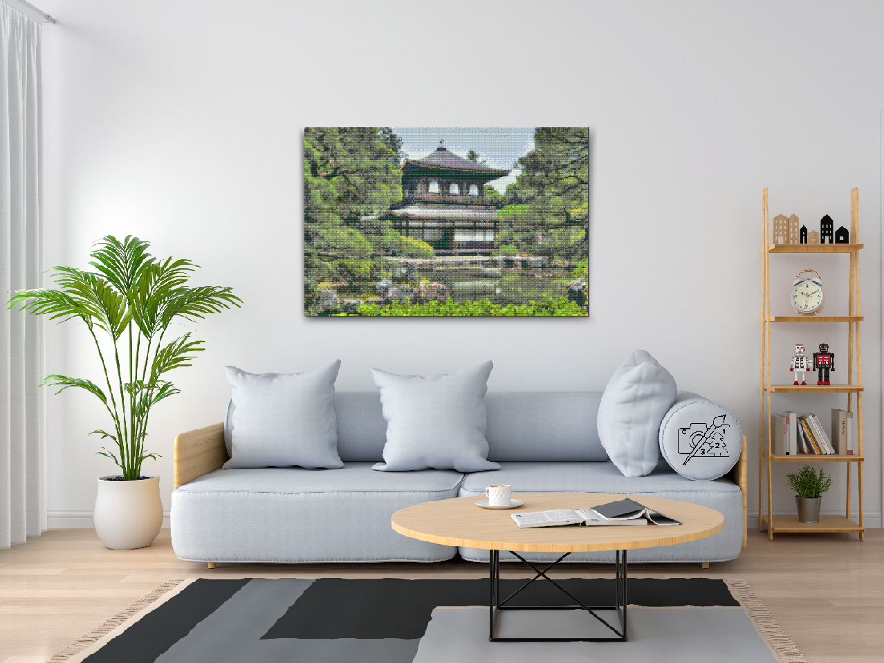 Diamond Paint - Ginkaku-ji-templet