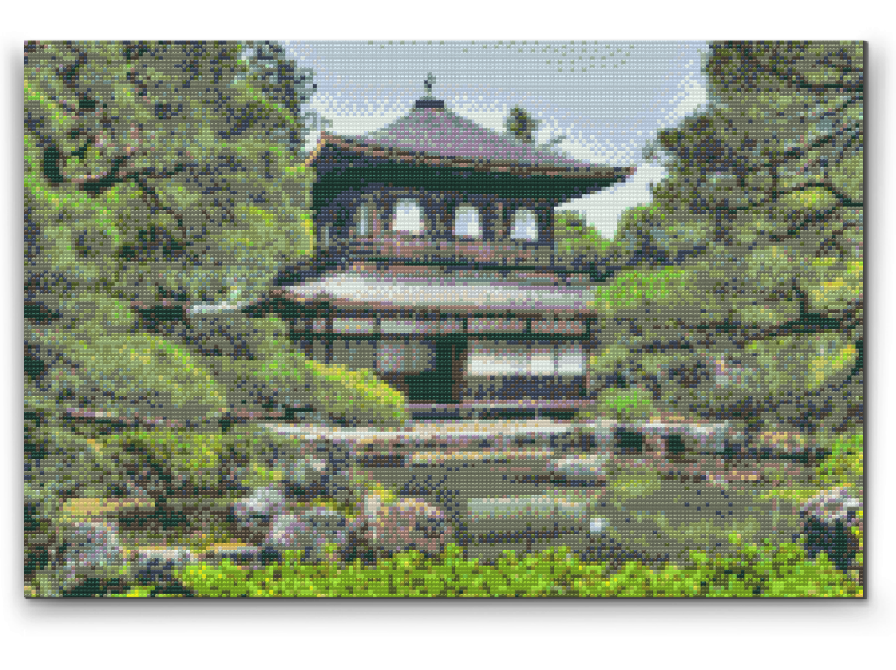 Diamond Paint - Ginkaku-ji-templet