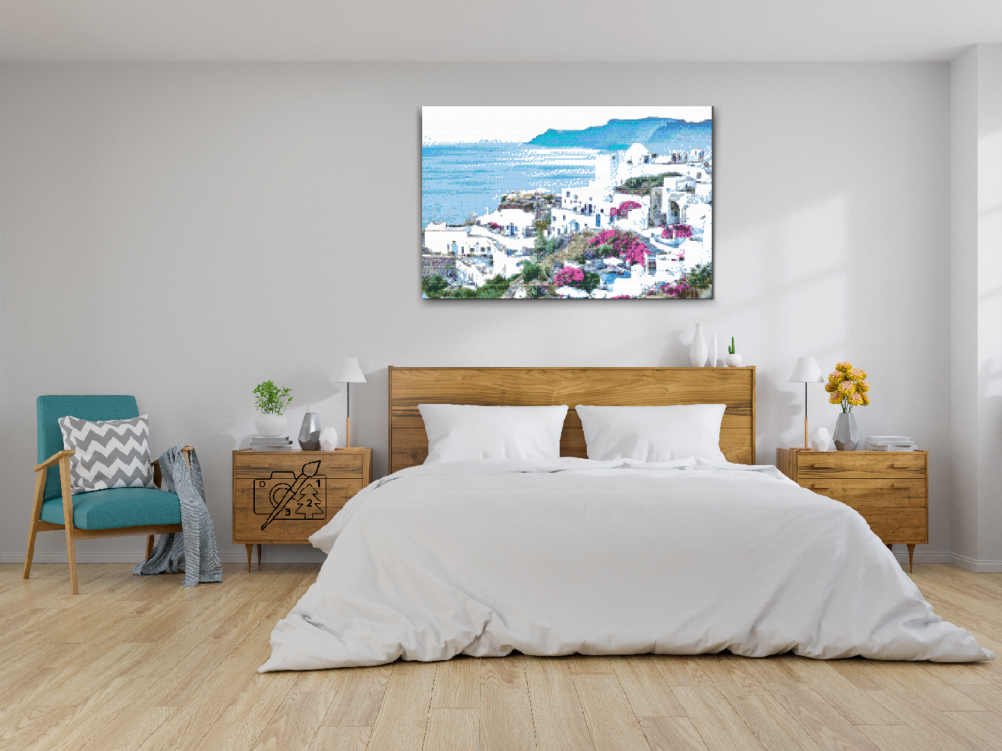 Diamond Paint - Santorini