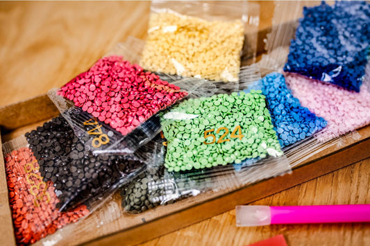 Hobby Tilbehør - Pakke diamanter 1000 stk.