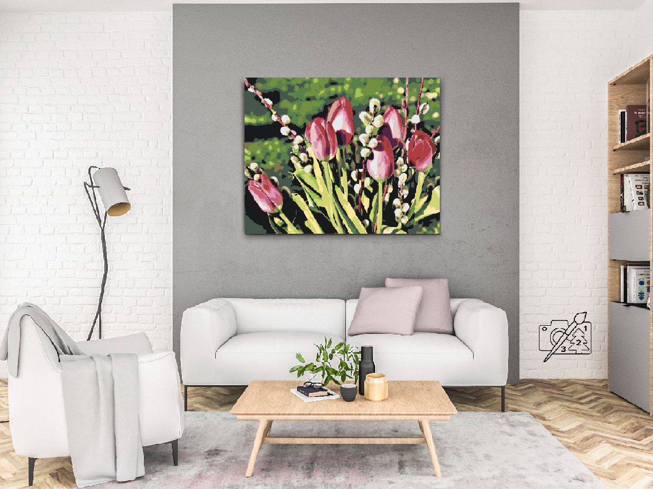 Paint by number - Tulipaner