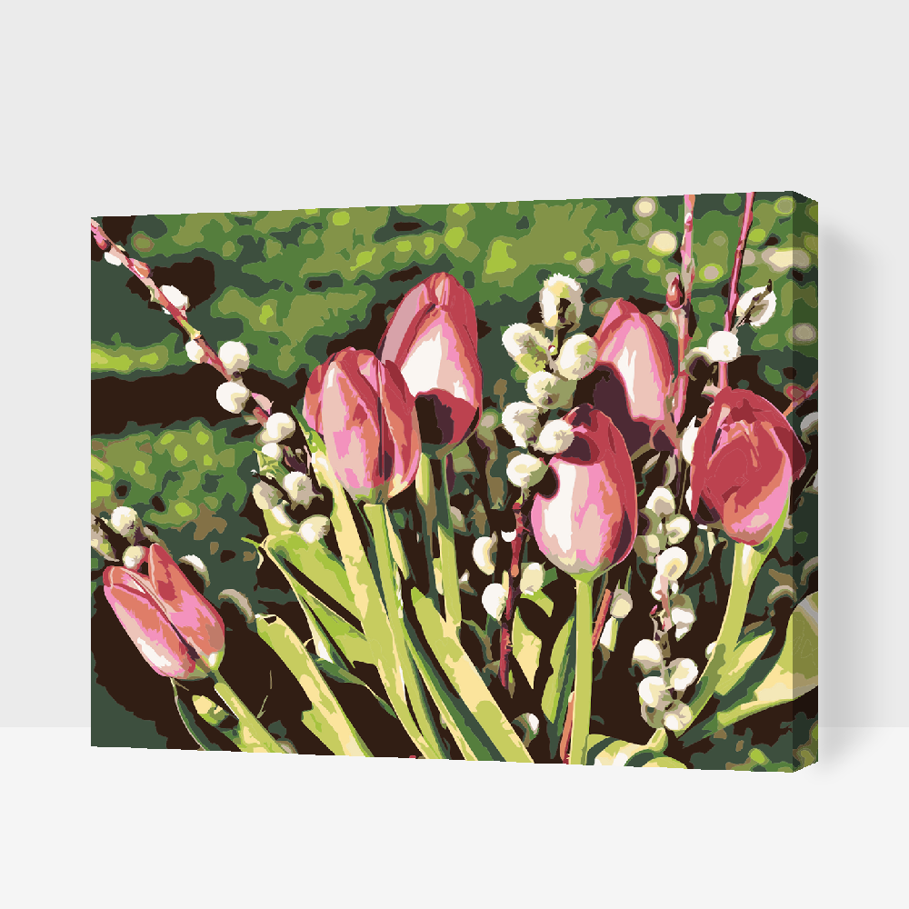 Paint by number - Tulipaner