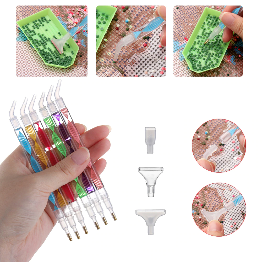 Hobby Tilbehør - Diamond Painting pen - Spiral med 5 spidser