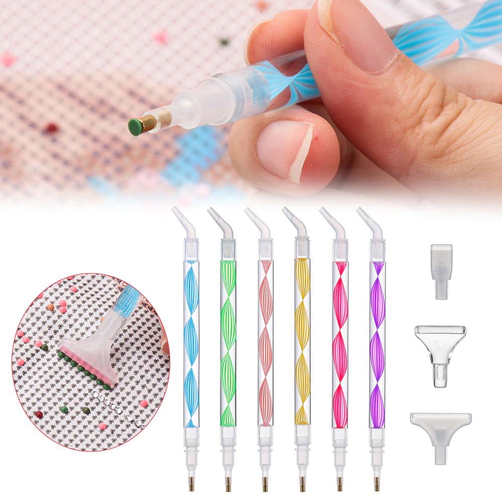 Hobby Tilbehør - Diamond Painting pen - Spiral med 5 spidser