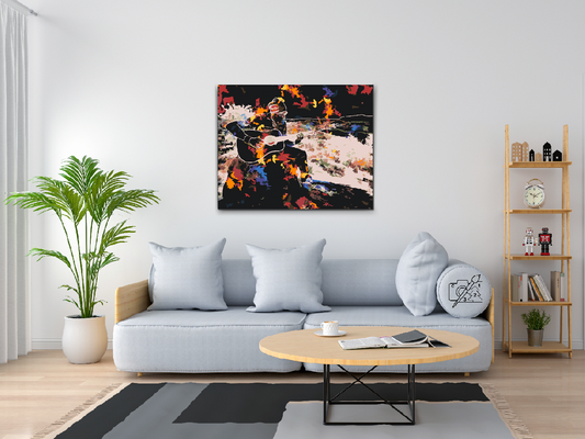 Paint by number - Guitarist