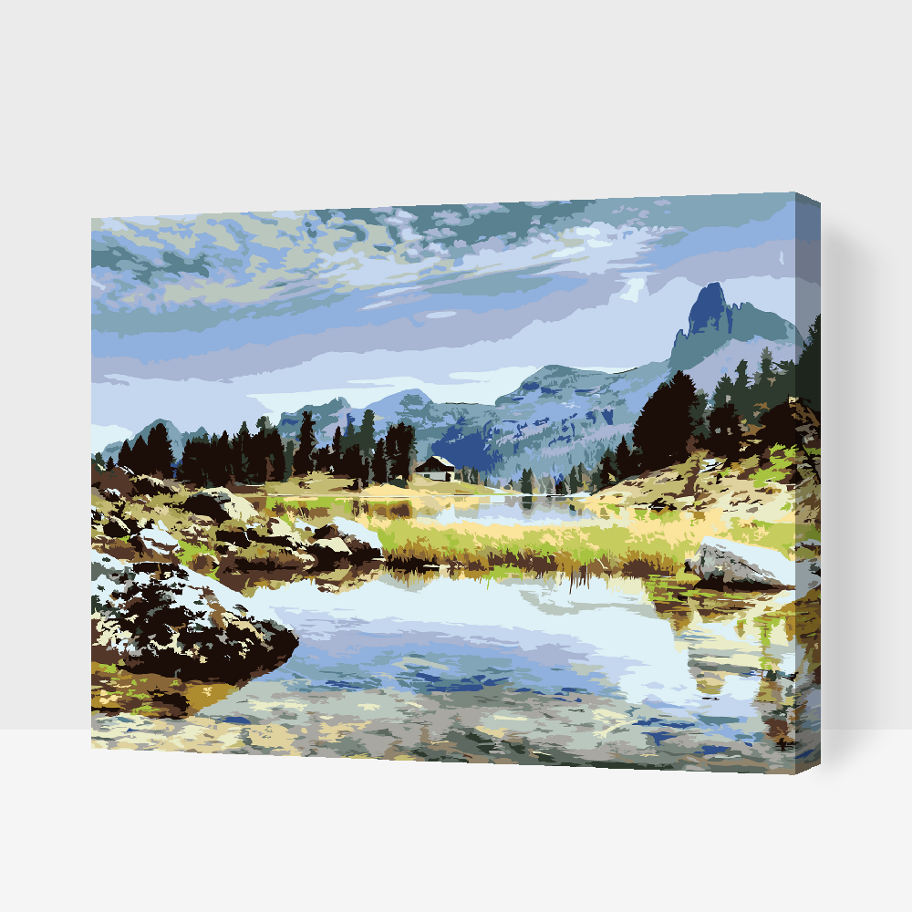 Paint by number - Dolomitterne