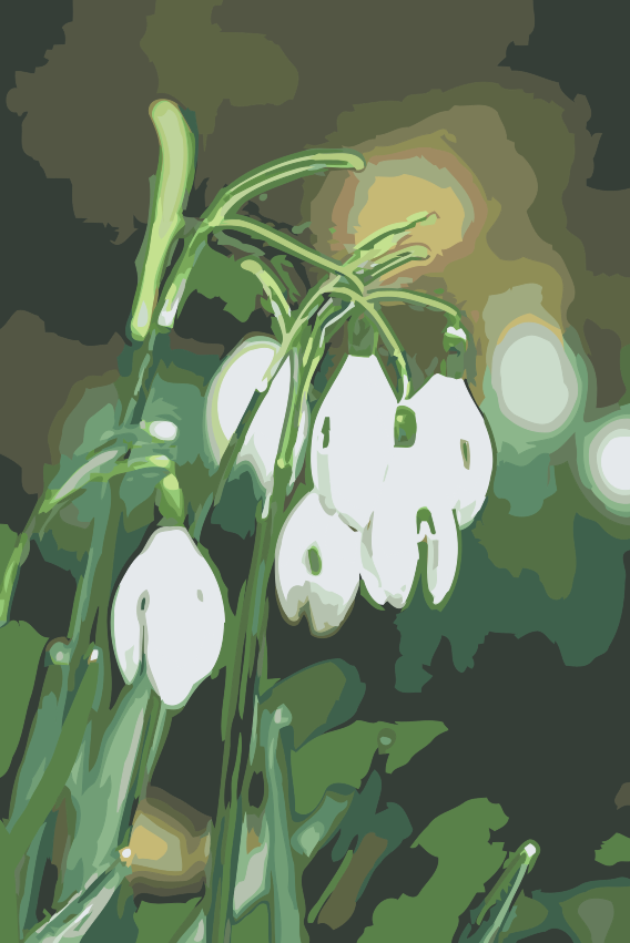 Paint by number - Liljekonvaller