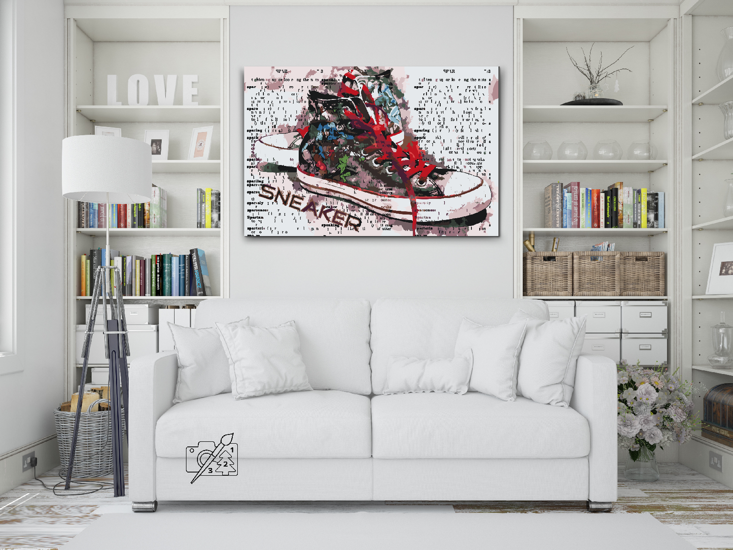 Paint by number - Converse Sneakers