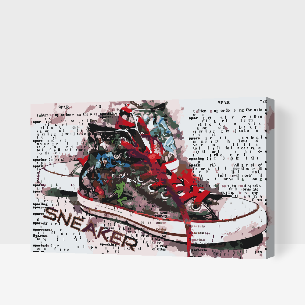 Paint by number - Converse Sneakers
