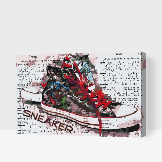 Paint by number - Converse Sneakers