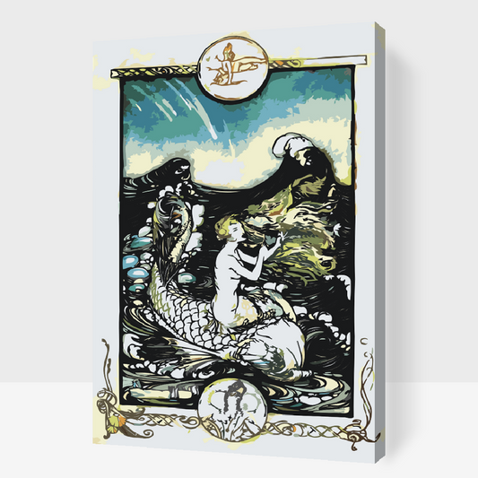 Paint by number - Havfrue