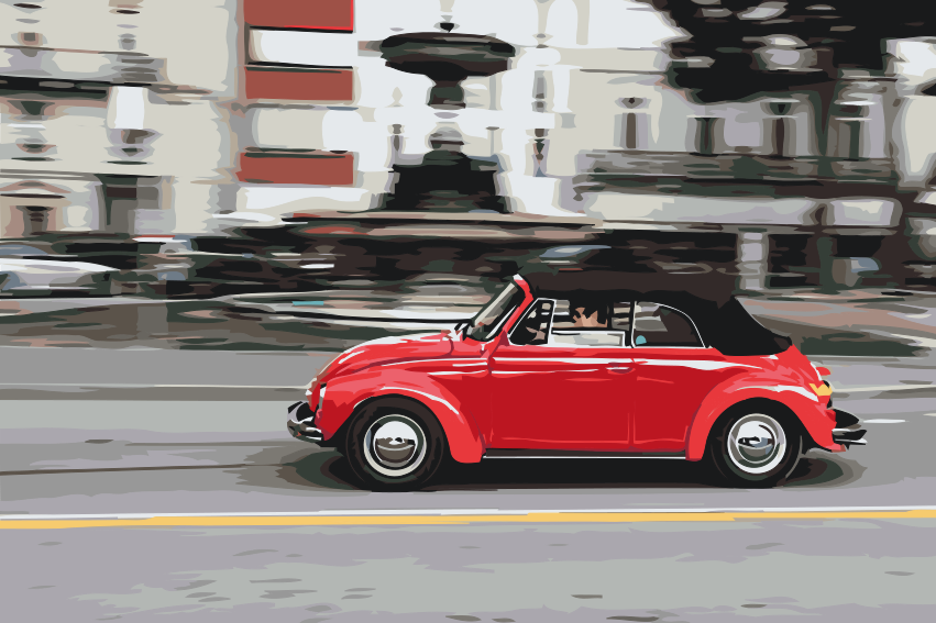 Paint by number - Volkswagen Boble 2