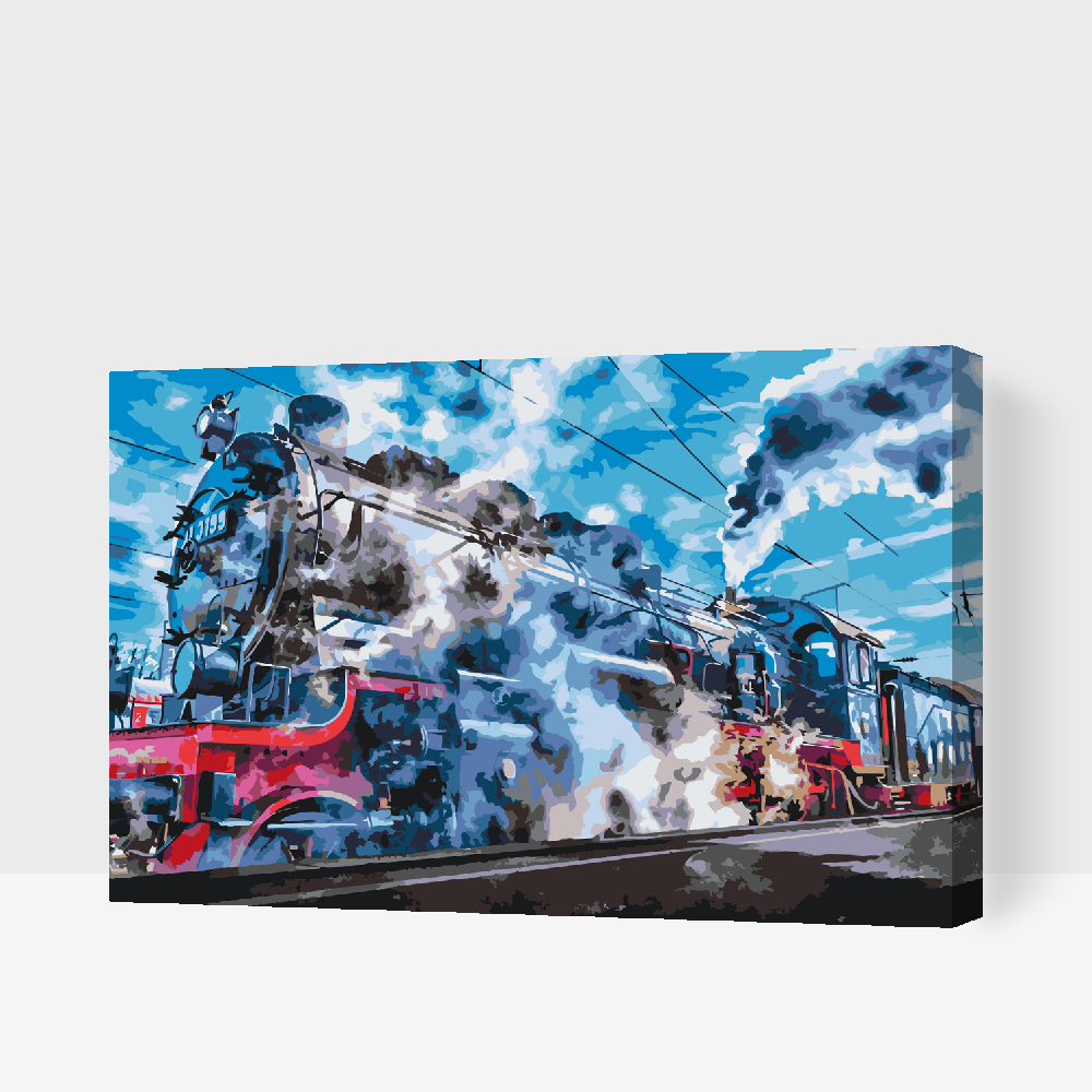Paint by number - Lokomotiv