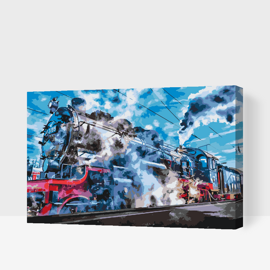 Paint by number - Lokomotiv