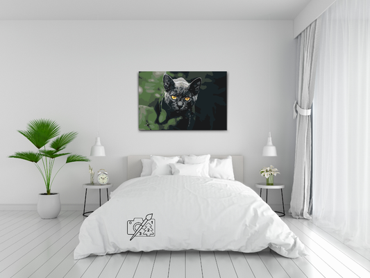 Paint by number - Sort Kat