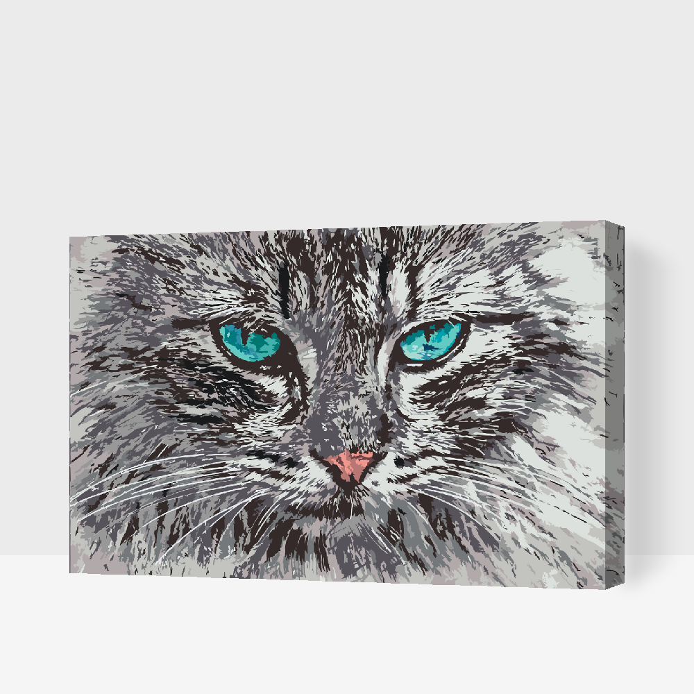 Paint by number - Katteportræt