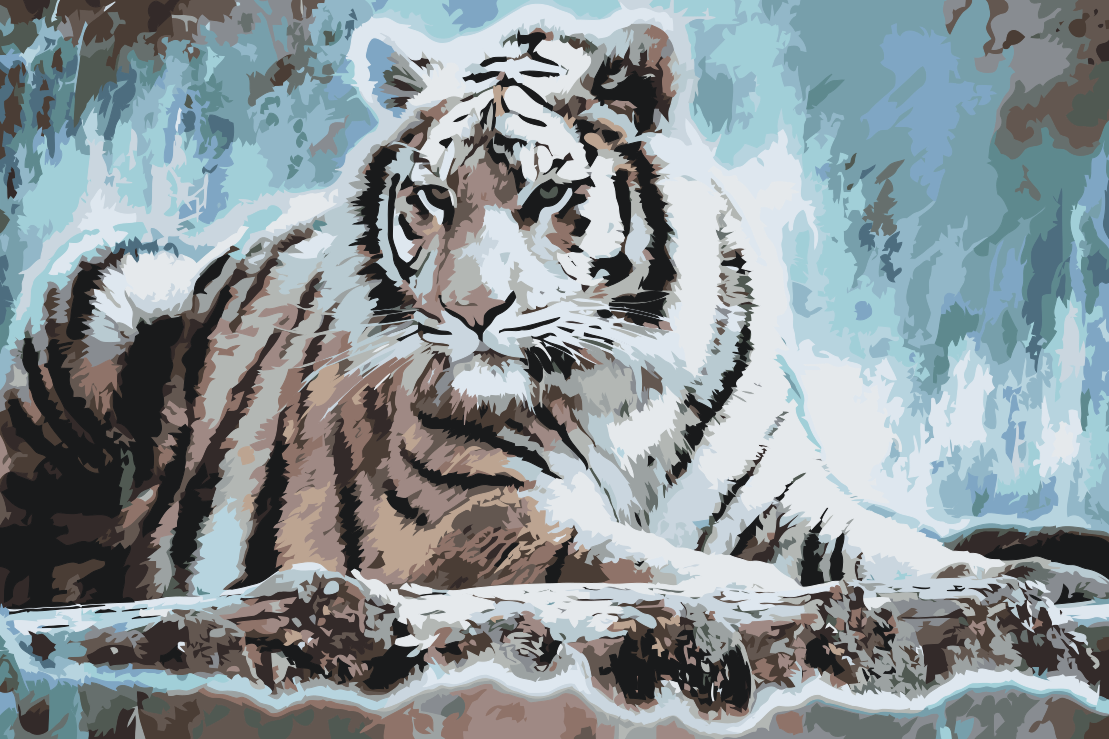 Paint by number - Bengal Tiger